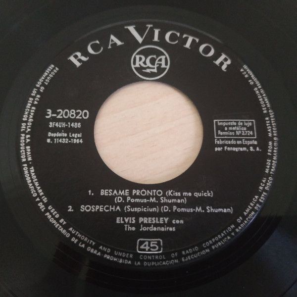 What'd I Say / Viva Las Vegas / Bésame Pronto / Sospecha