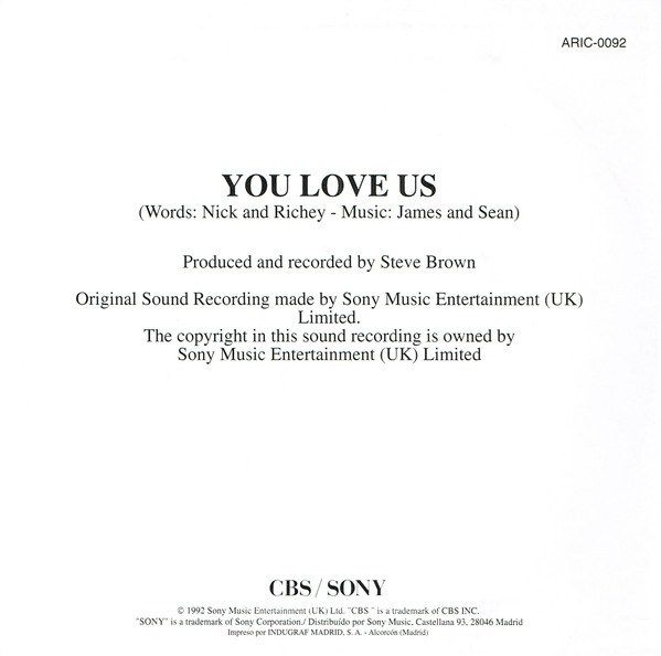 You Love Us