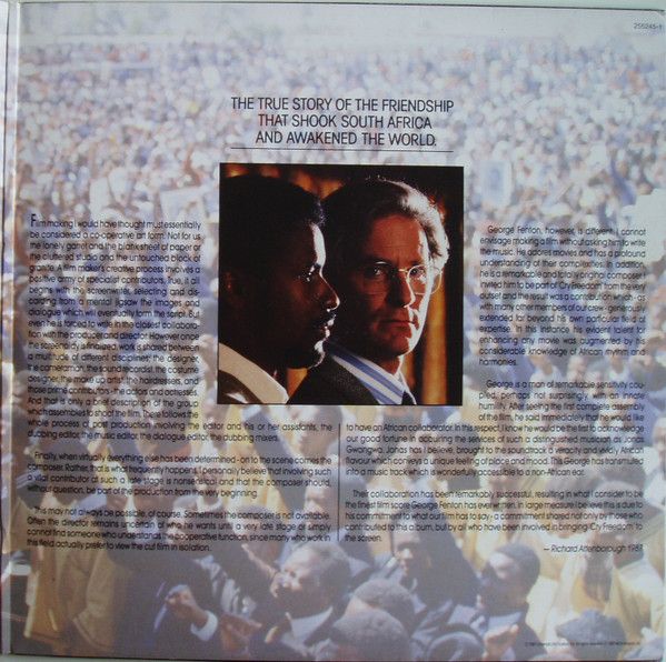 Cry Freedom = Grita Libertad (Original Motion Picture Soundtrack)
