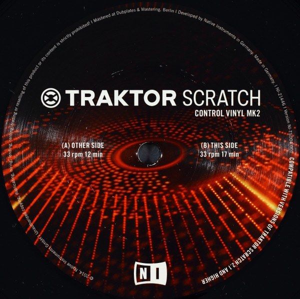 8f29897885e6c98f2834137378661e40655fa54f_0_0.jpeg Traktor Scratch Control Vinyl MK2 Black