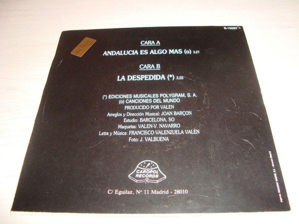 9efcf6abc885e02c5d2f908a29cf527b36d08217_0_0-1.jpeg Andalucia Es Algo Mas / La Despedida