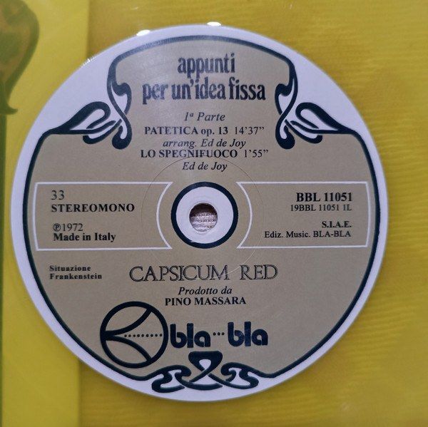 Appunti Per Un'Idea Fissa