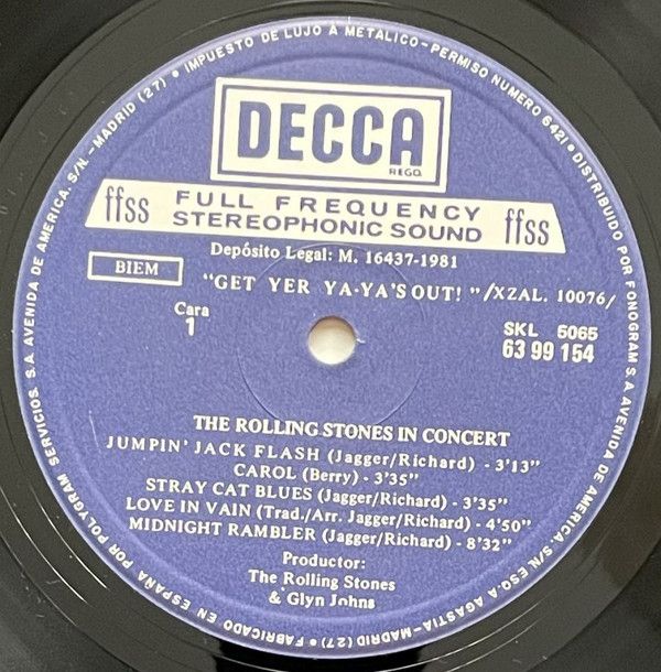 Get Yer Ya-Ya's Out! - The Rolling Stones In Concert