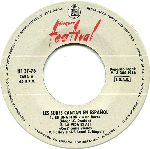 Les Surfs Cantan En Español