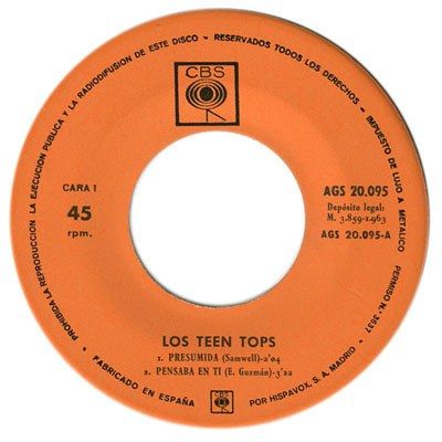Presumida / Pensaba En Ti / El Blues De La Mujer Cruel / Rock De Río Rojo
