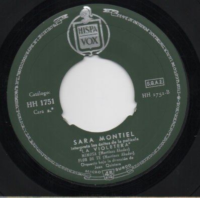 Interpreta Las Canciones De La Película "La Violetera"