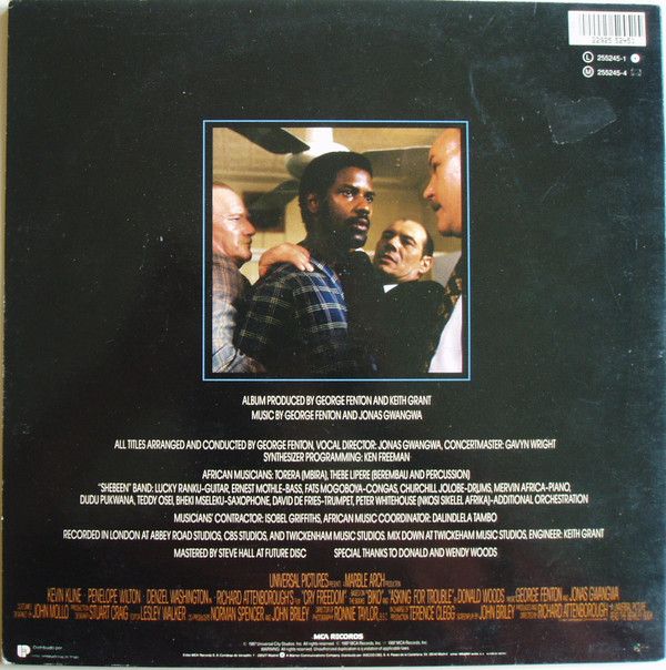 Cry Freedom = Grita Libertad (Original Motion Picture Soundtrack)