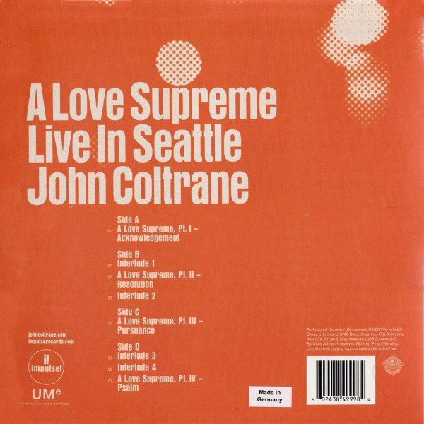 A Love Supreme: Live In Seattle