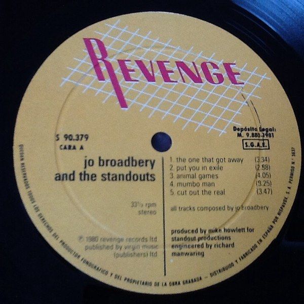 Jo Broadbery  & The Standouts