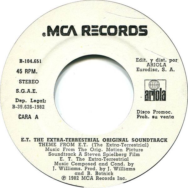 E.T. The Extra-Terrestrial (Music From The Original Motion Picture Soundtrack)