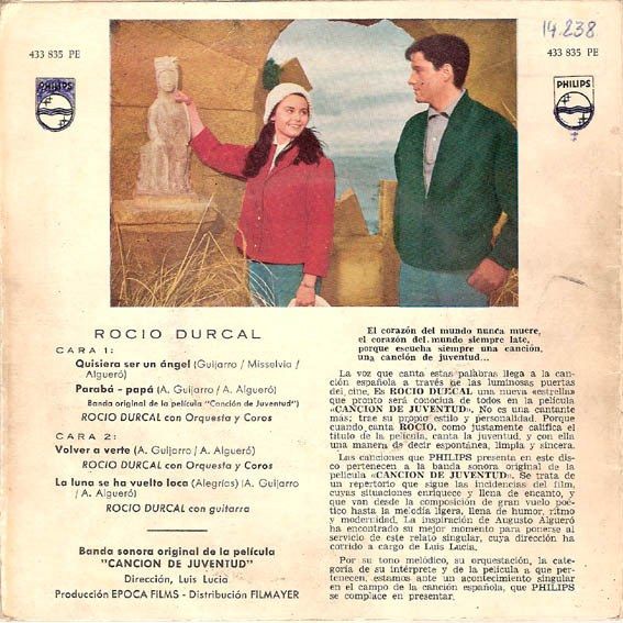 Rocio Durcal Canta Canción De Juventud - Banda Original De La Película