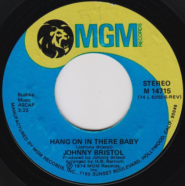 Hang On In There Baby / Take Care Of You For Me