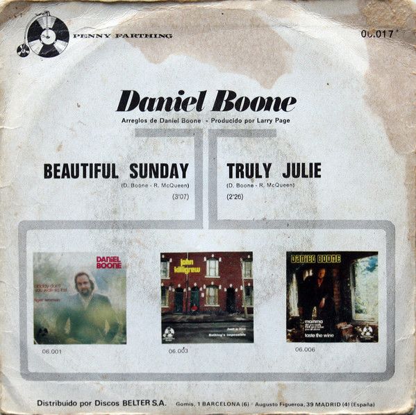 Beautiful Sunday / Truly Julie