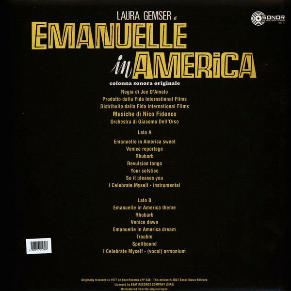 Emanuelle In America (Colonna Sonora Originale Del Film)