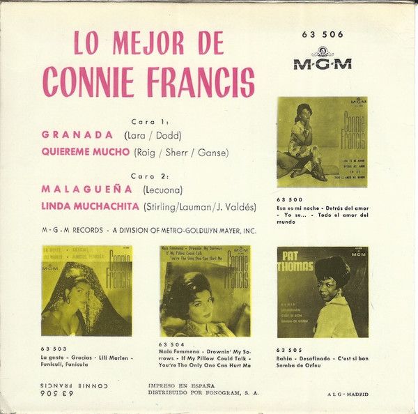 Lo Mejor De Connie Francis
