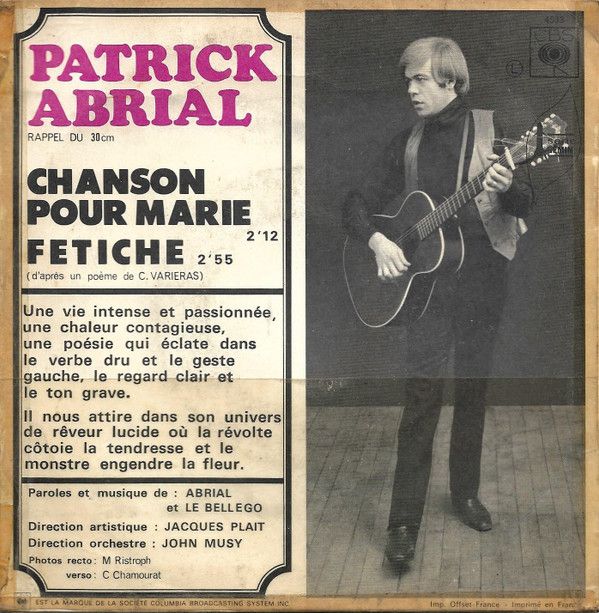 93383004454a0d701032b09f9315a5833c4c9f4c_0_0.jpeg Chanson Pour Marie/Fétiche