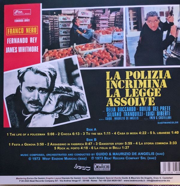 La Polizia Incrimina La Legge Assolve (Original Motion Picture Soundtrack - 50th Anniversary Edition)