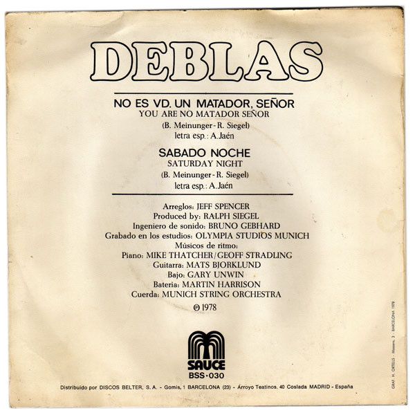 No Es Vd. Un Matador, Señor = You Are No Matador, Señor