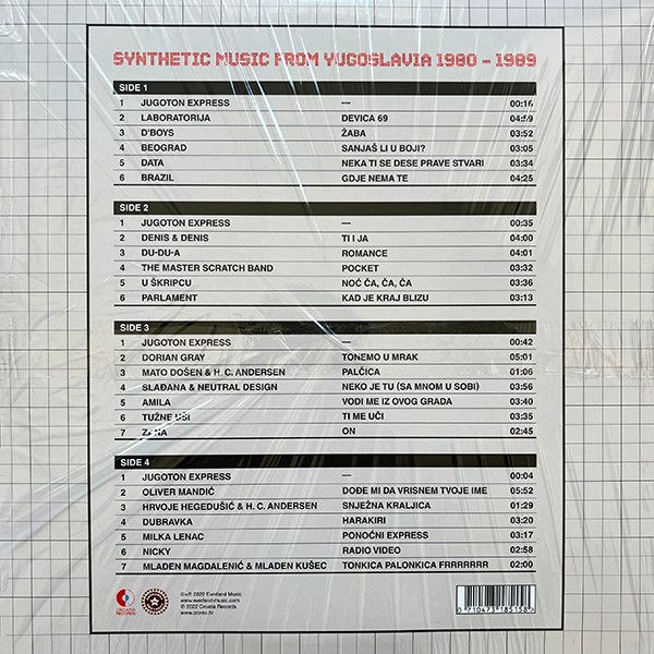 Electronic Jugoton - Synthetic Music From Yugoslavia 1980-1989 Vol. 1