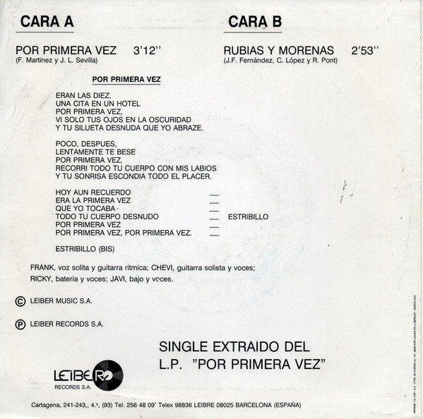 Por Primera Vez
