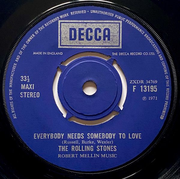 Street Fighting Man / Surprise Surprise / Everybody Needs Somebody To Love