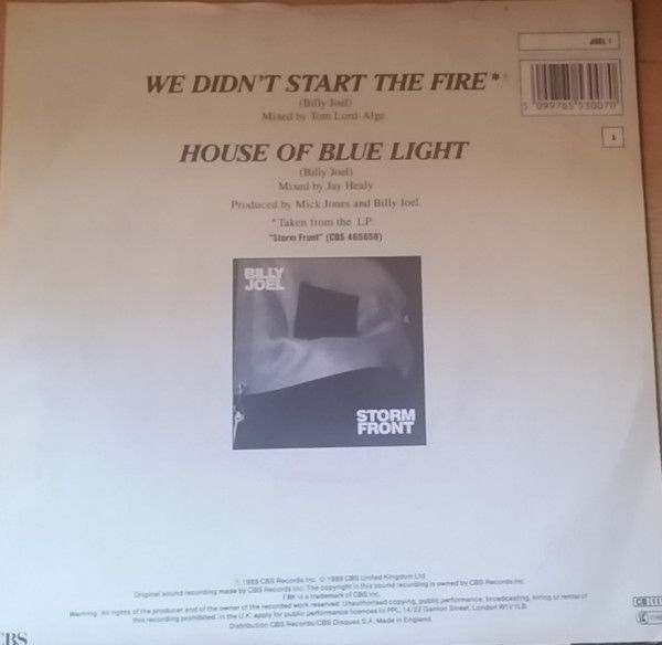 We Didn't Start The Fire