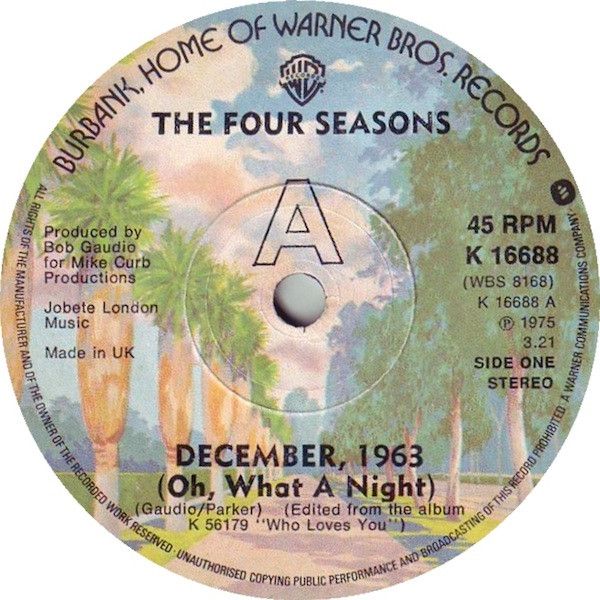 December, 1963 (Oh, What A Night)