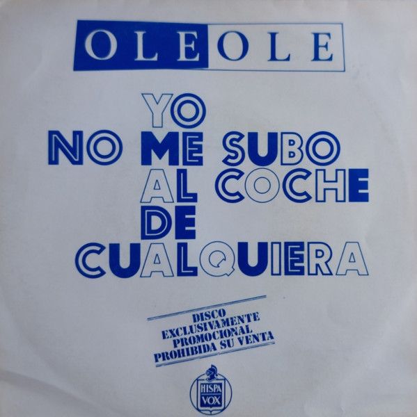 Yo No Me Subo Al Coche De Cualquiera