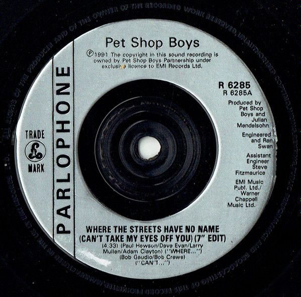Where The Streets Have No Name (I Can't Take My Eyes Off You) / How Can You Expect To Be Taken Seriously?