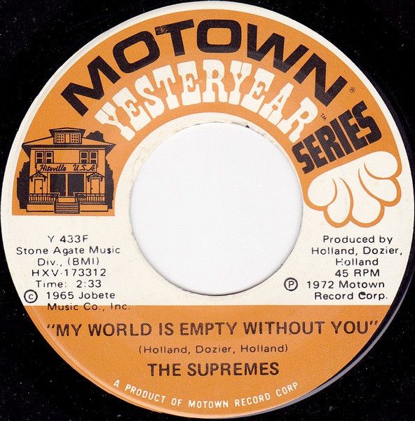 You Can't Hurry Love / My World Is Empty Without You