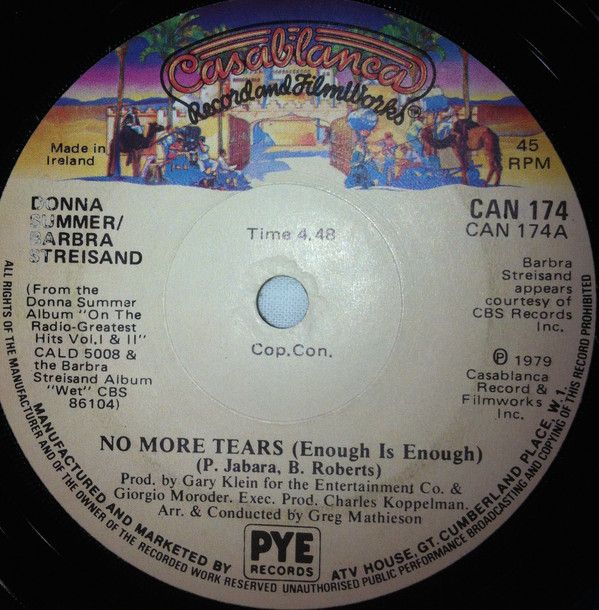 No More Tears (Enough Is Enough)