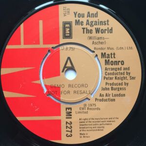 You And Me Against The World