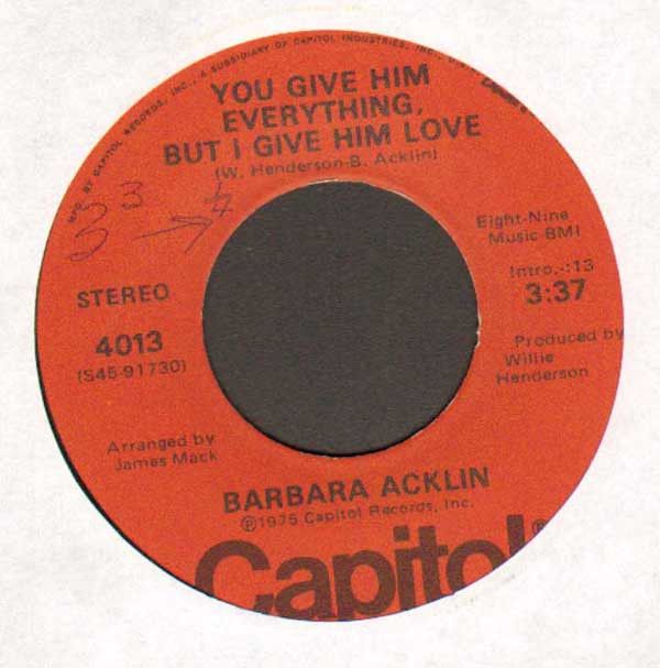 Special Loving / You Give Him Everything, But I Give Him Love