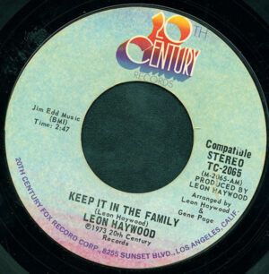 Keep It In The Family / Long As There's You (I Got Love)