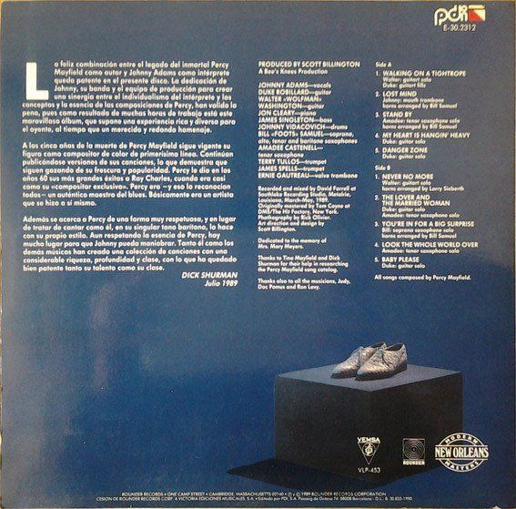 Walking On A Tightrope – The Songs Of Percy Mayfield