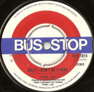Billy - Don't Be A Hero