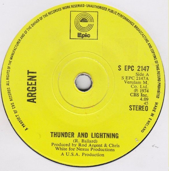 Thunder And Lightning