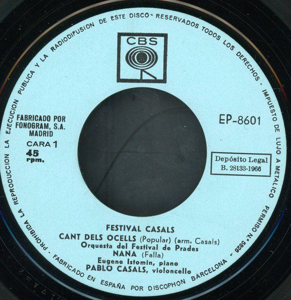 Festival Casals "El Cant Dels Ocells"
