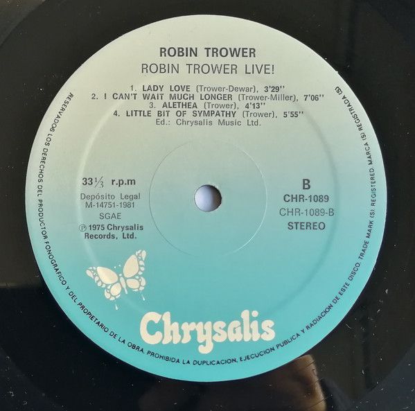 Robin Trower Live!