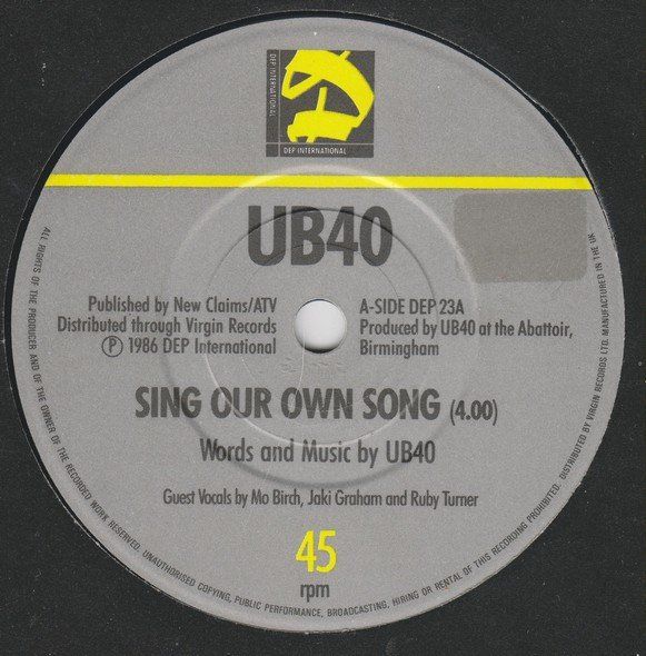 Sing Our Own Song