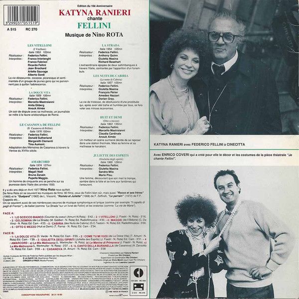 Katyna Ranieri chante Fellini