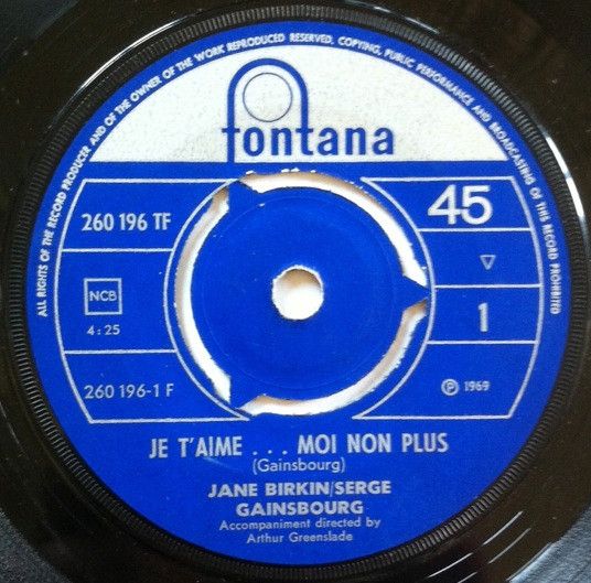 Je T'aime....Moi Non Plus / Jane B