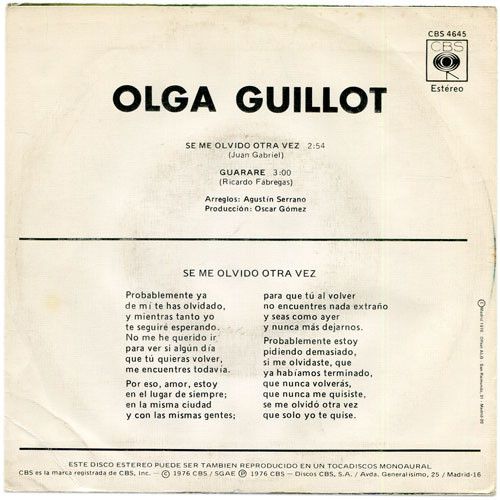 Se Me Olvidó Otra Vez / Guarare