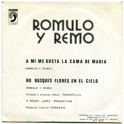 A Mi Me Gusta La Cama De Maria / No Busques Flores En El Cielo