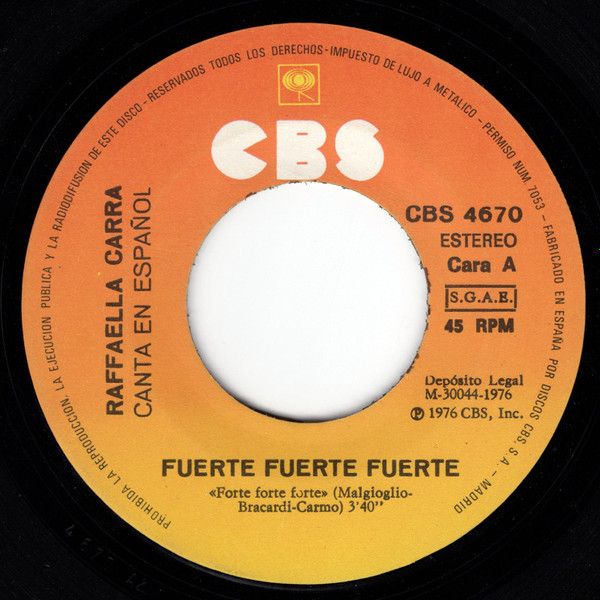 Canta En Español: Fuerte Fuerte Fuerte / En El Amor Todo Es Empezar