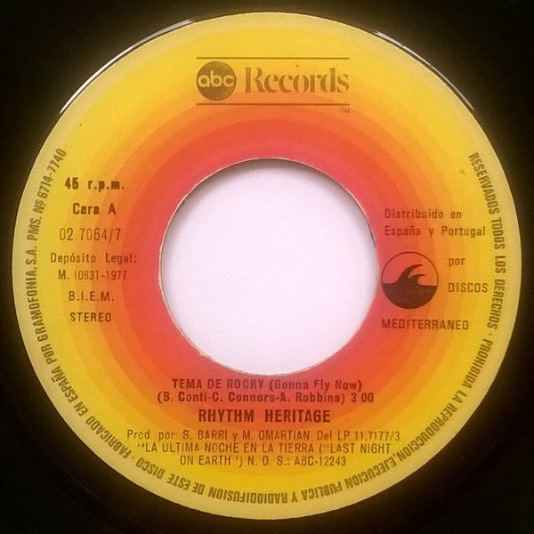 Theme From Rocky (Gonna Fly Now) / Last Night On Earth