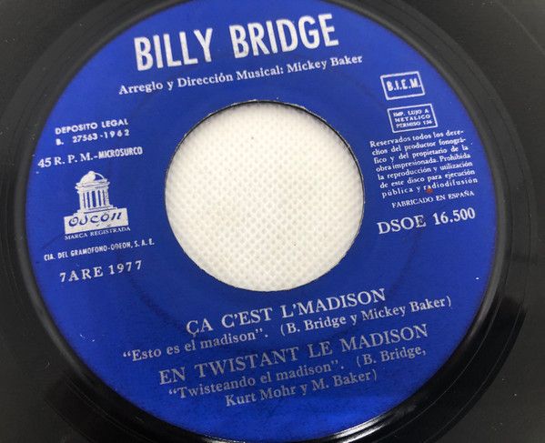 El Madison Por Billy Bridge
