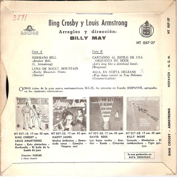 OS03ODEwLmpwZWc.jpeg Hermano Bill / Luna De Rocky Mountain / Cantando Al Estilo De Una Orquesta De Dixie / Alla, En Nueva Orleans