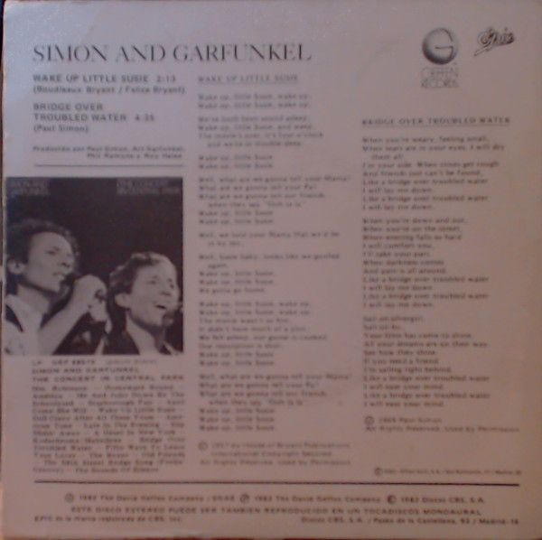 dd52515c81df148b87c90ebe6316023570f3db54_0_0.jpeg Wake Up Little Susie / Bridge Over Troubled Water