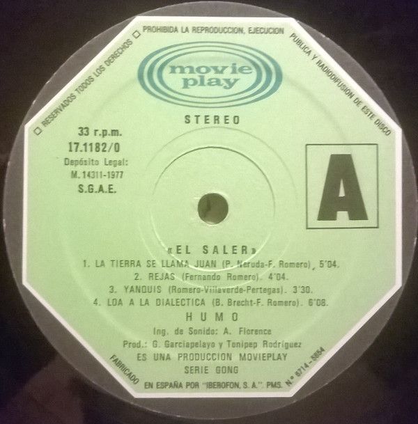 El Saler, Canciones Sobre Una Epoca